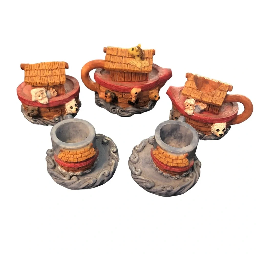 Noah’s Ark Miniature Tea Set